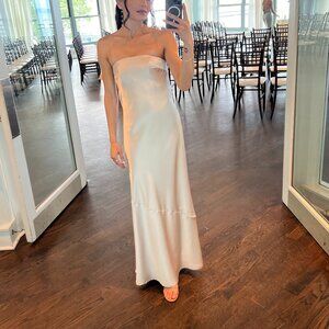 Revelry Satin Leo Dress (Size 0)